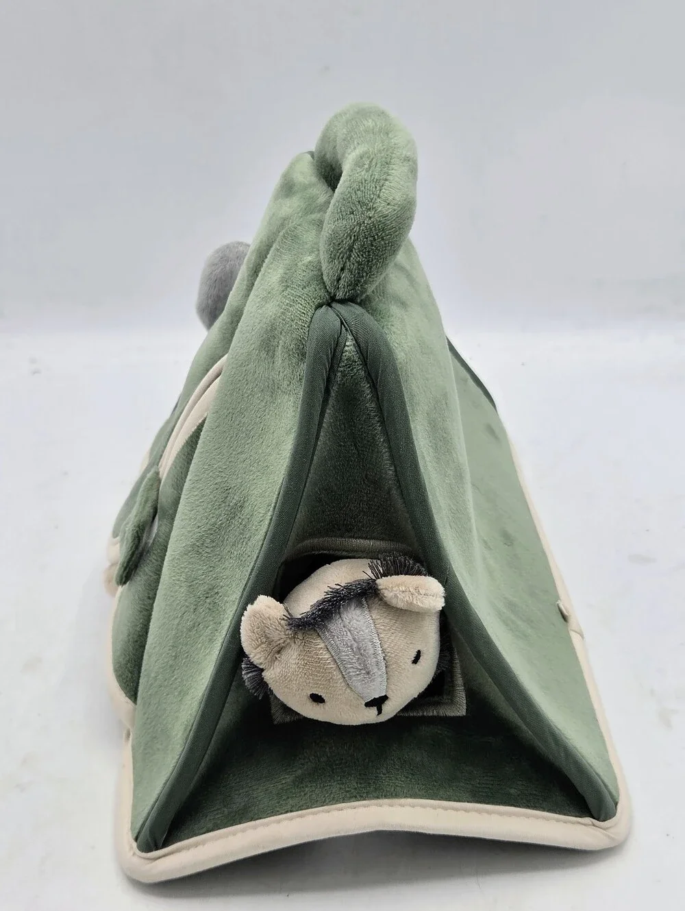 Lambs & Ivy Safari Tent Plush Nursery Toy Set Green Plush Animals 5pc - Picture 4 of 16